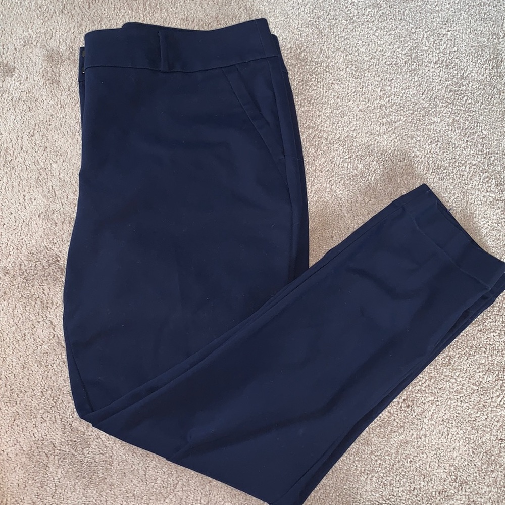 Loft Navy Blue Marissa Skinny Pant